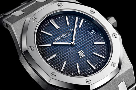 audemars piguet royal oak blue dial replica|audemars piguet royal oak price.